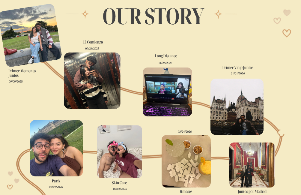 Our Story: recorrido ilustrado con ocho recuerdos de nuestra historia